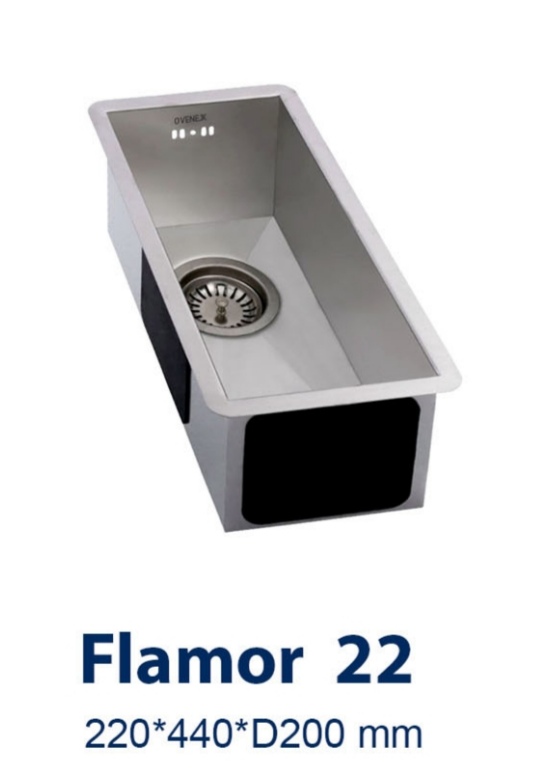 سینک استیل مدل 22 FLAMOR برند آونکس