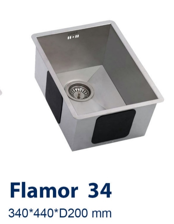 سینک استیل مدل 34 FLAMOR برند آونکس