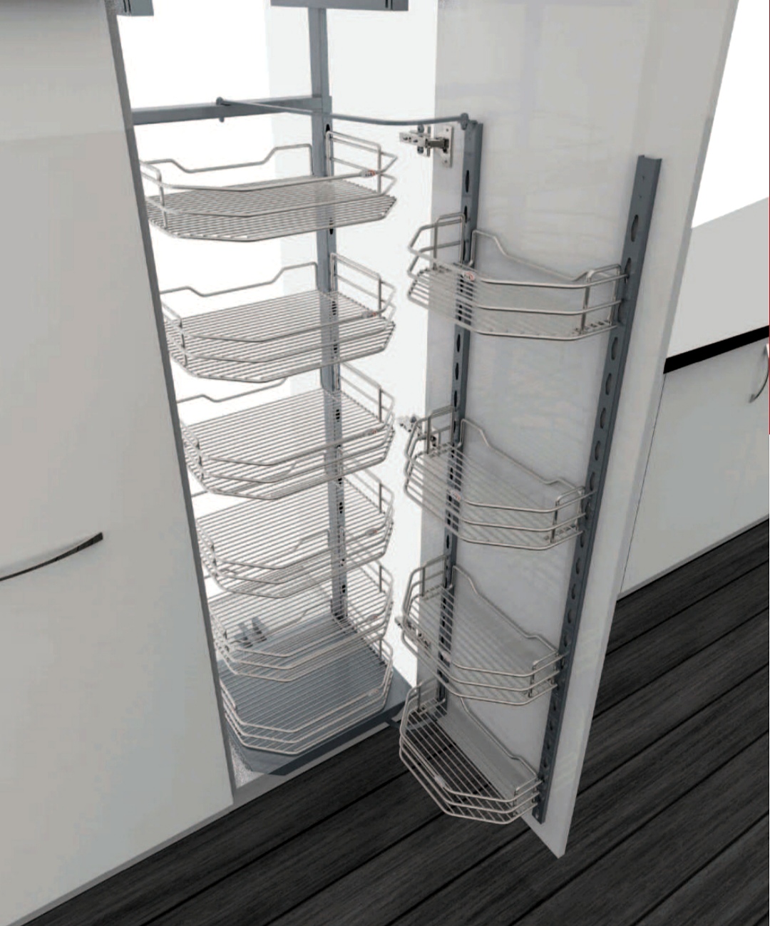 سبدسوپر یخچالی کابینت