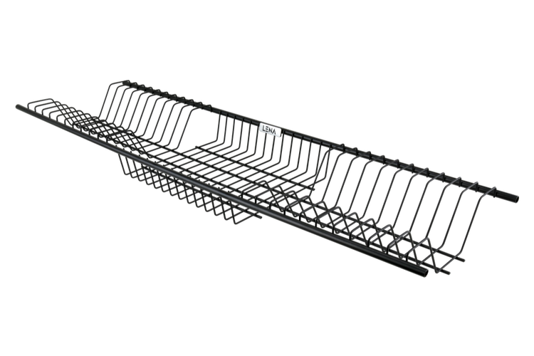 آبچکان مدل تک سام استیل 304 رنگ مشکی سایز 90mdf برند لنا