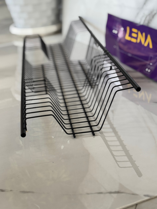 آبچکان مدل تک سام استیل 304 رنگ مشکی سایز 90mdf برند لنا