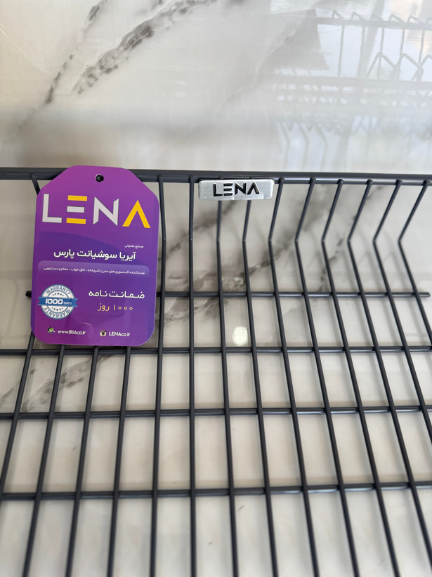 آبچکان مدل تک آریا مسوار سایز 90 mdf رنگ طوسی برند لنا