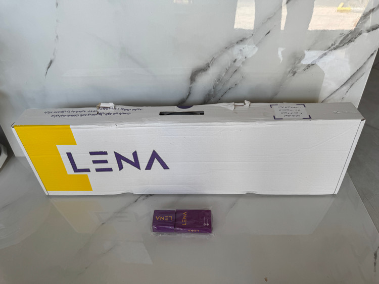 آبچکان دو طبقه مدل ژینا استیل 304 سایز 90 mdf برند لنا