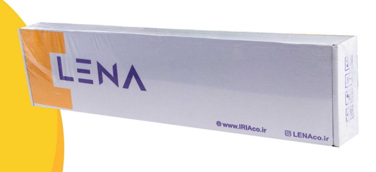 آبچکان مدل تک سام استیل 304 رنگ مشکی سایز 90mdf برند لنا